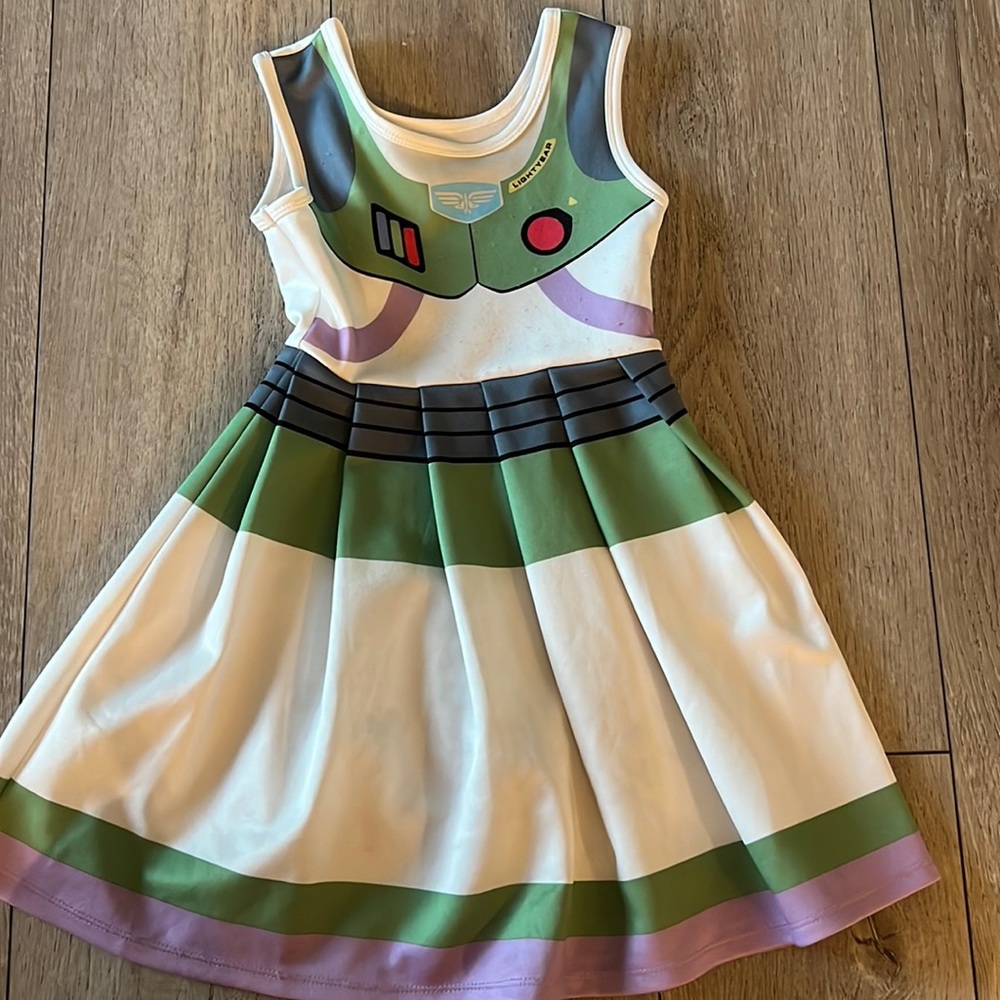 4 T buss light year dress